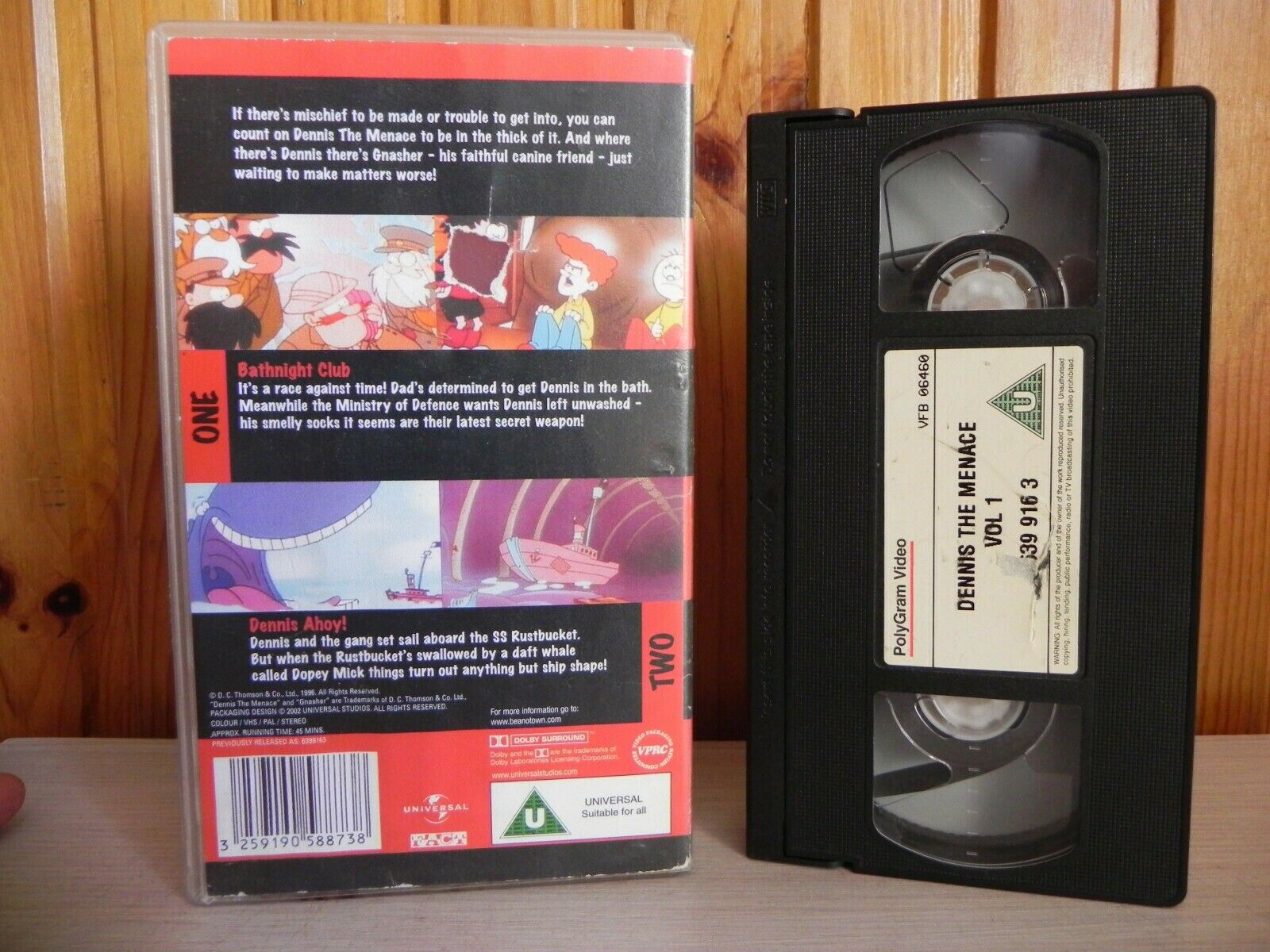 Dennis the Menace - Bathnight Club & Dennis Ahoy! - TV's Comic Superstar - VHS-