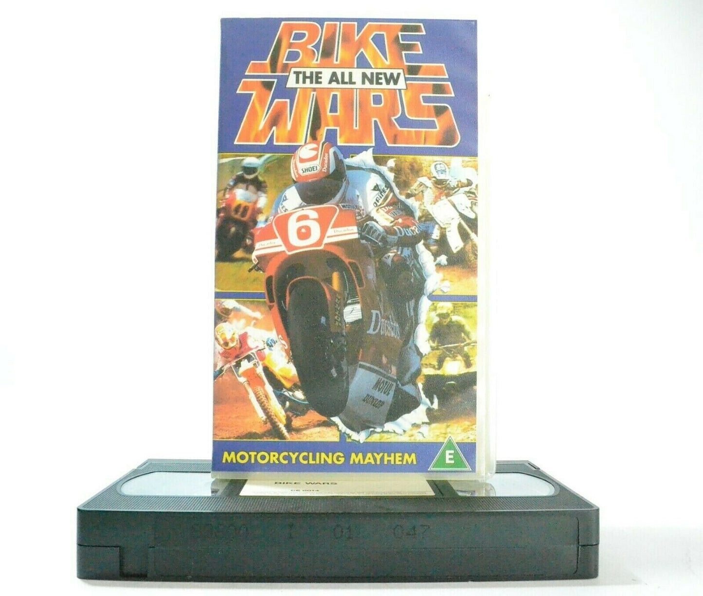 The All New Bike Wars - Motorcycling Mayhem - Superbike Challenge - Pal VHS-