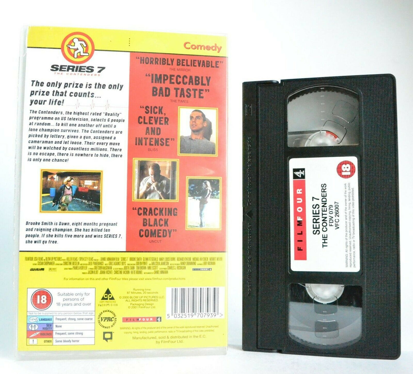 Series 7: The Contenders - Black Comedy (2000) - Large Box - Brooke Smith - VHS-