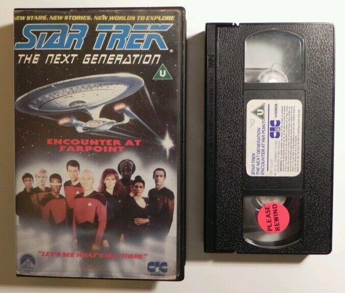 Star Trek: Encounter At Far Point; 1st Episode Premiere - Rental - Pal VHS-
