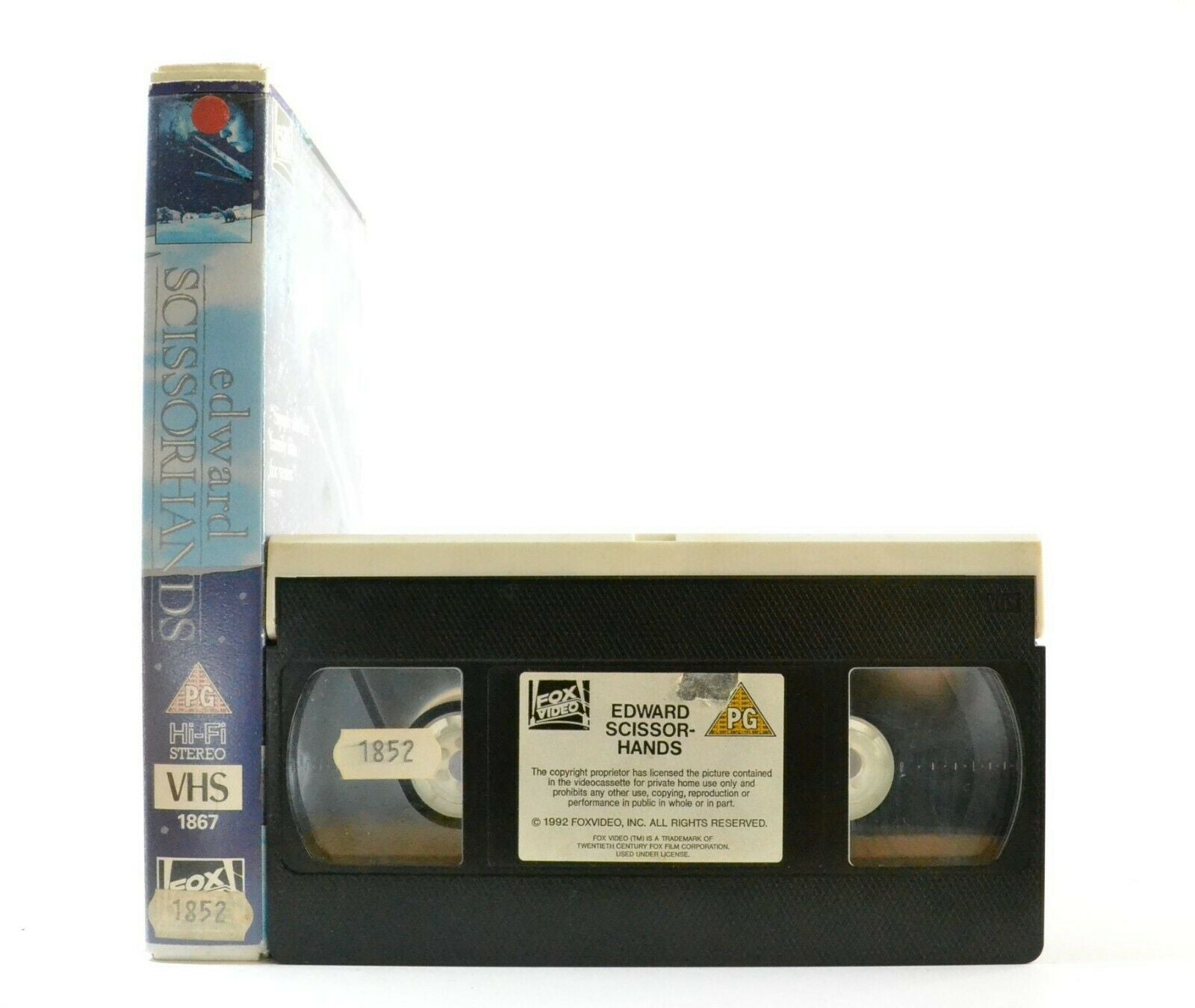 Edward Scissorhands: T.Burton Film (1990) - Large Box - Fantasy - J.Depp - VHS-