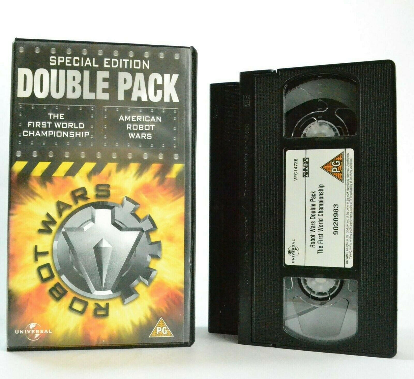 Robots Wars: Double Pack - Special Edition - Mayhem Entertainment - Pal VHS-