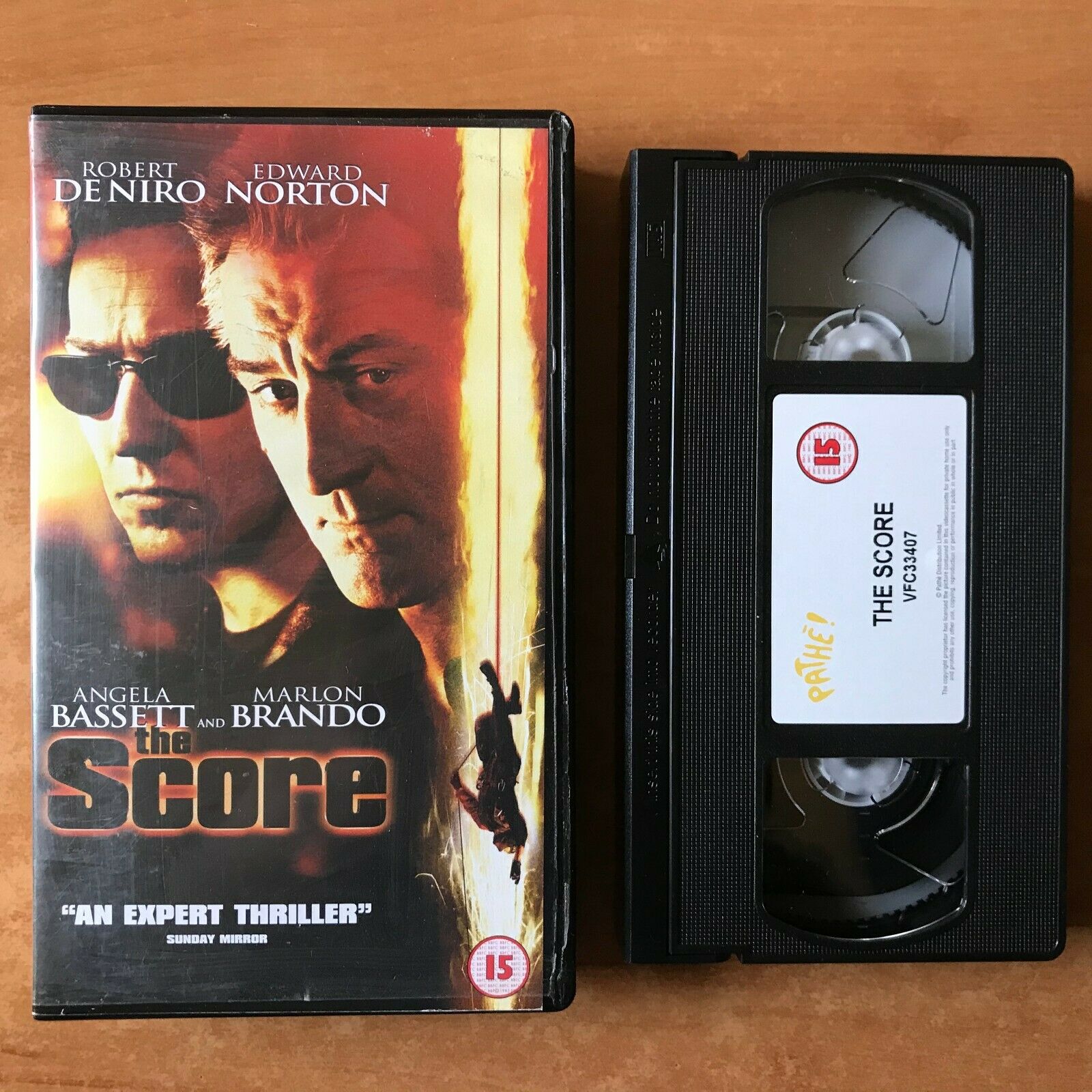 The Score (2001): Crime Thriller - Robert De Niro / Edward Norton - Pal VHS-