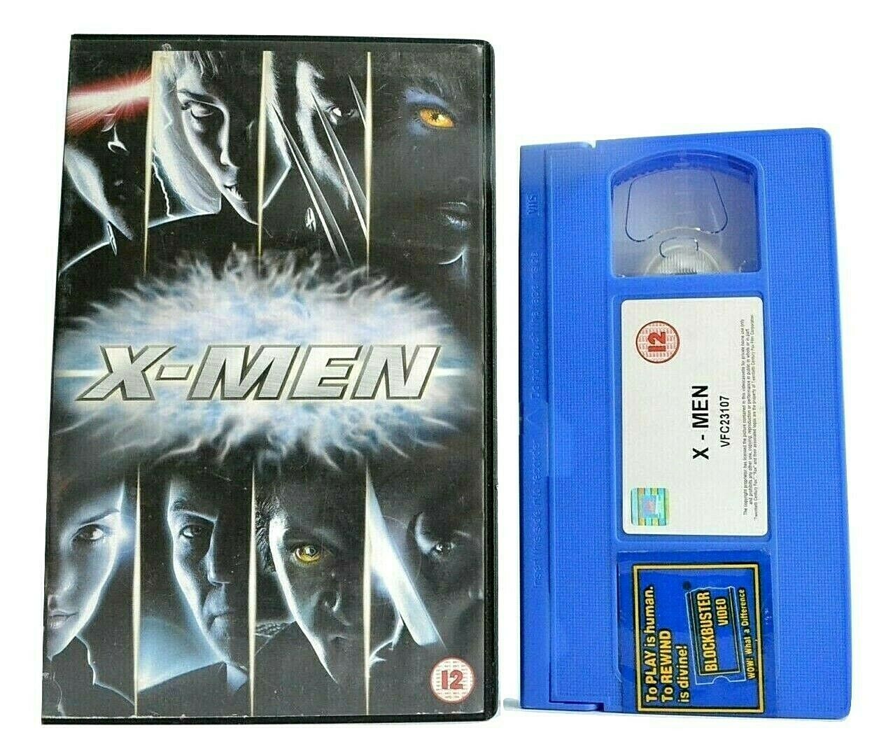 X-Men: Superhero Action Movie - Large Box - Hugh Jackman/Halle Berry - Pal VHS-