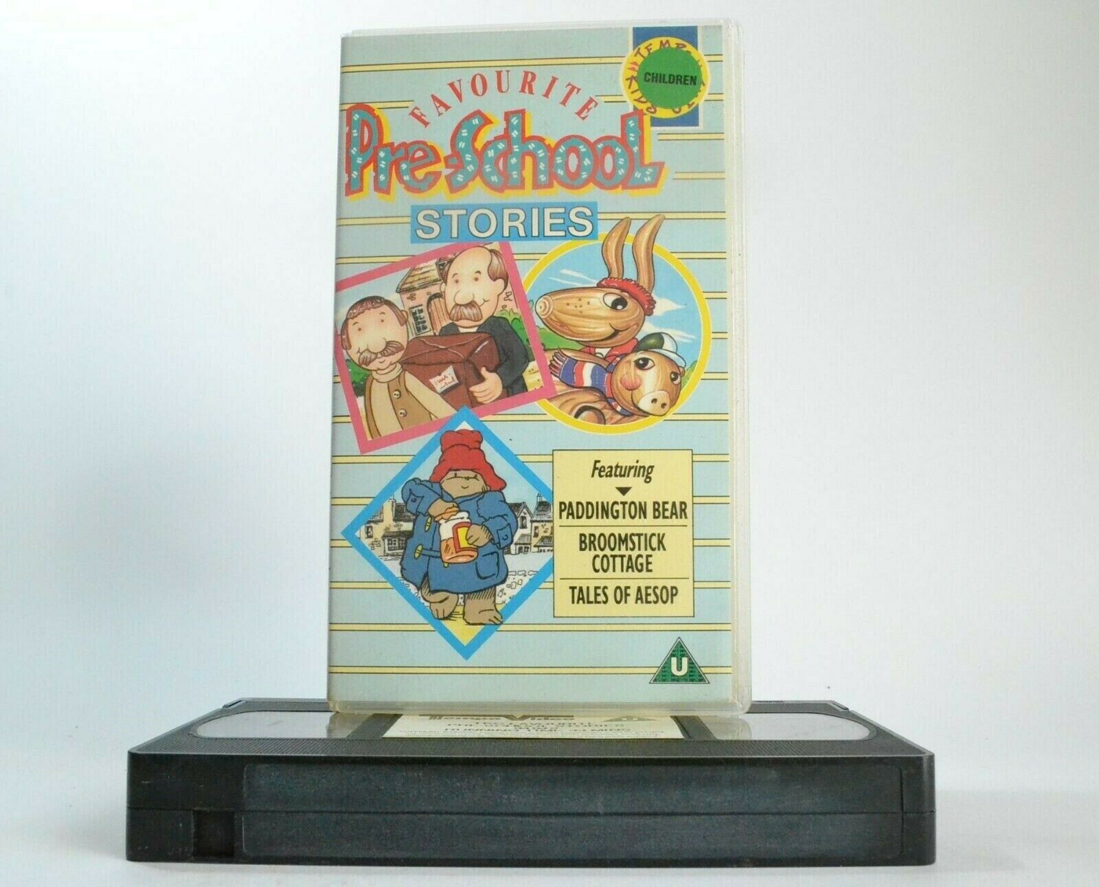 Favourite Pre-School Stories - Paddington Bear - Educational - Children's - VHS-