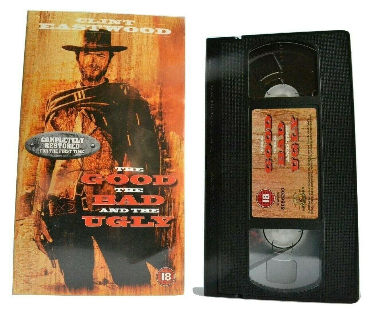 The Good, The Bad And The Ugly [Sergio Leone]: Western - Clint Eastwood - VHS-