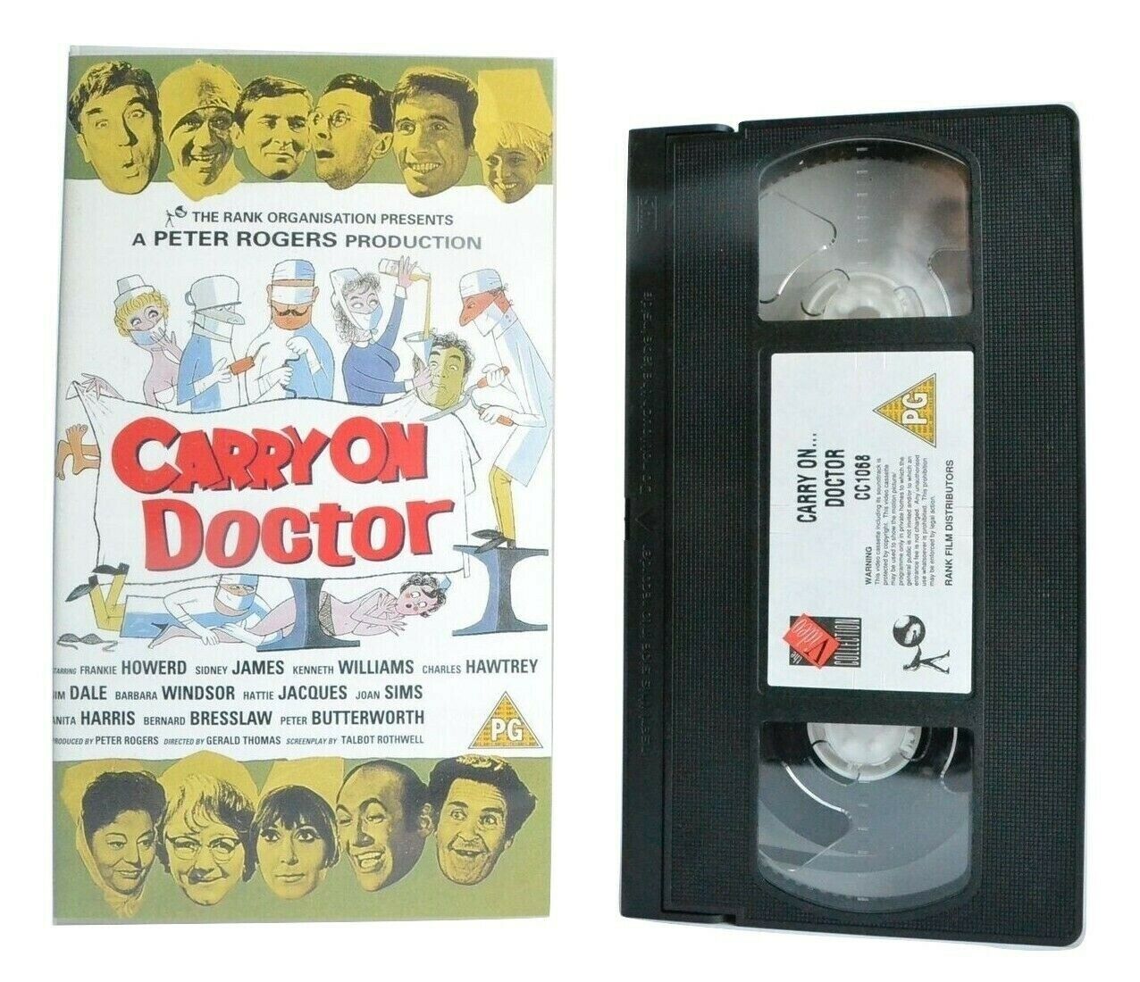 Carry On: Doctor (1967) - Medical Comedy - Frankie Howerd/Sidney James - VHS-