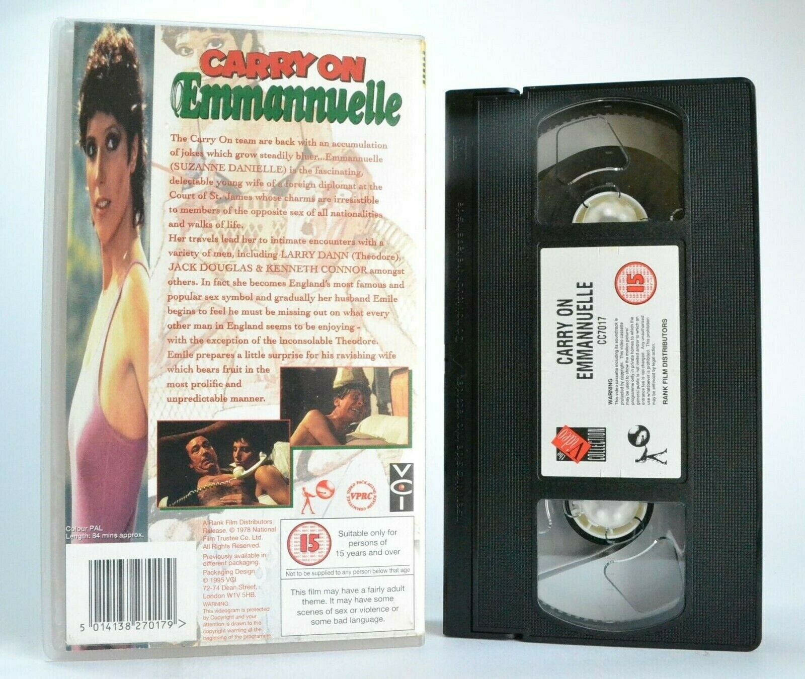 Carry On: Emmannuelle (1978): 30th "Carry On" Film - Romance/Comedy - Pal VHS-