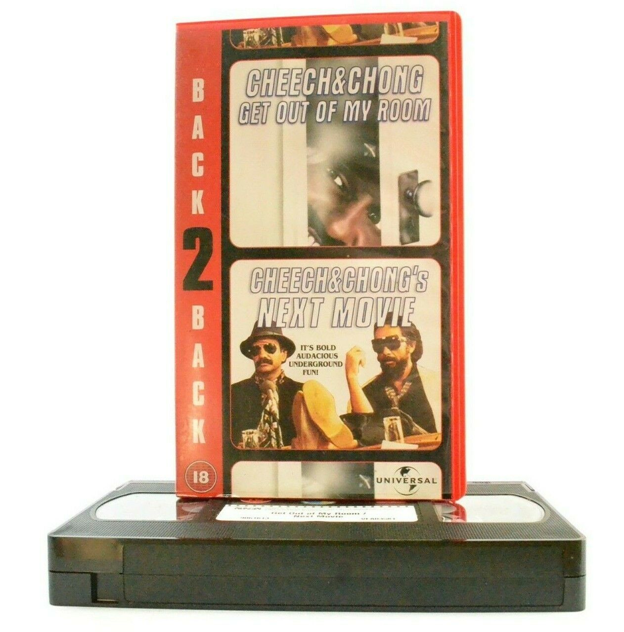 Cheech And Chong: Get Out Of My Room/Next Movie - 2 On 1 Stoner Comedy- Pal VHS-