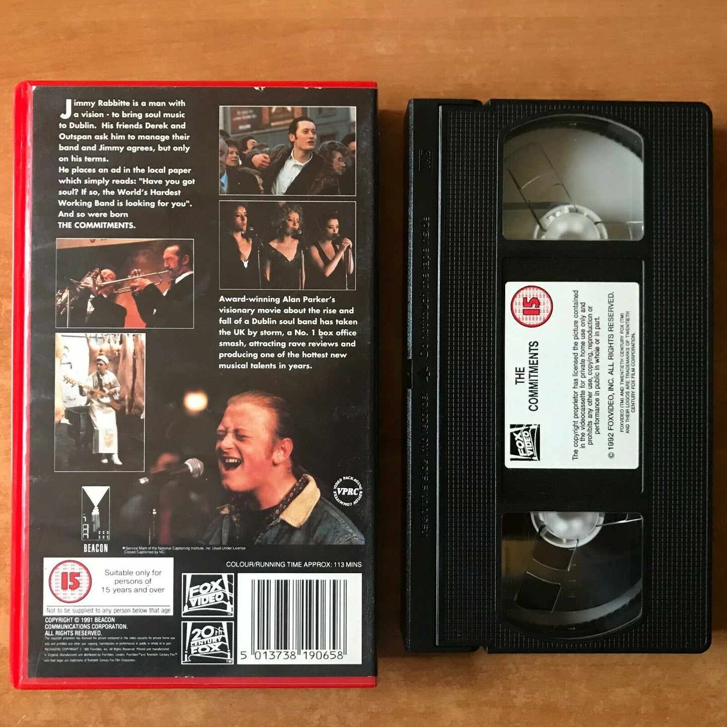 The Commitments (1991); [Roddy Doyle] Alan Parker - Musical Drama - Pal VHS-