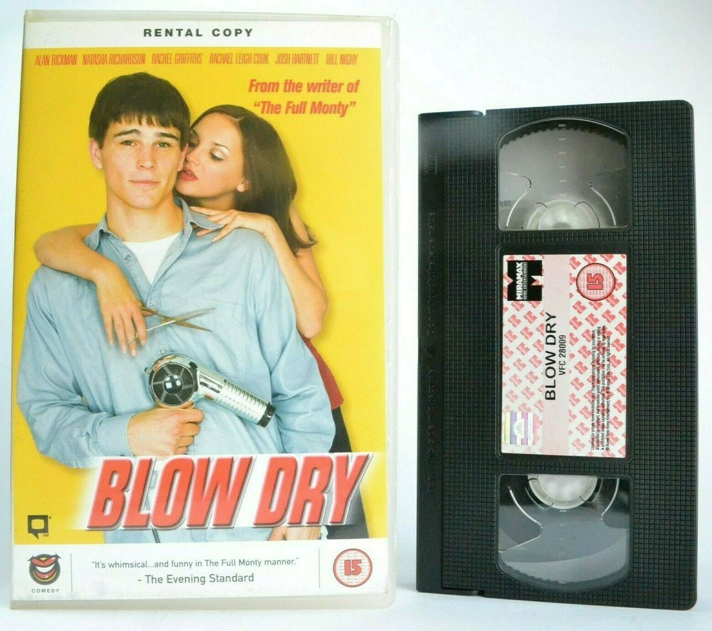 Blown Dry: British Comedy (2001) - Large Box - Alan Rickman/Josh Hartnett - VHS-