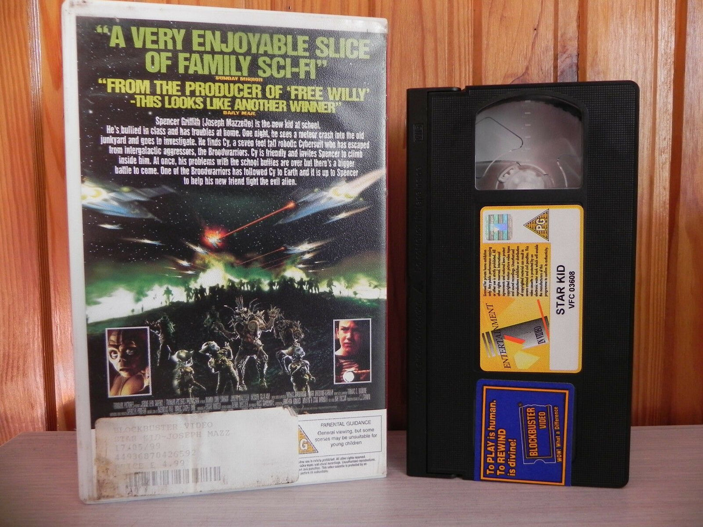 Star Kid - Joseph Mazzelo - Family Sci-Fi - 1997 - Big Box - Ex-Rental - Pal VHS-