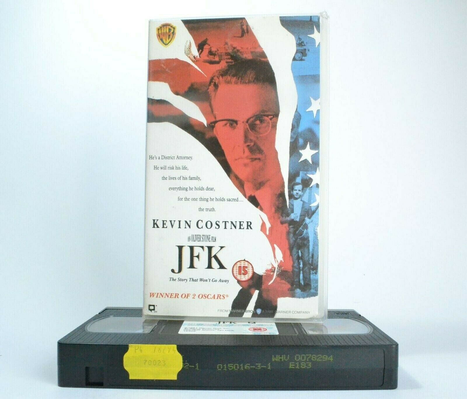JFK (1991): An O.Stone Film - Political Thriller - K.Costner/T.Lee Jones - VHS-