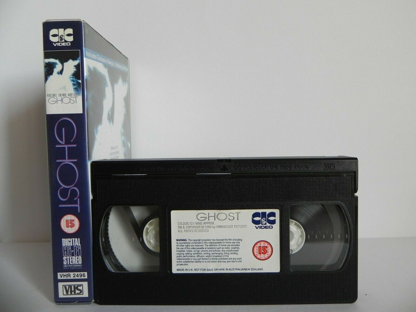 Ghost - Classic Romance - Patrick Swayze - Demi Moore - Whoopi Goldberg - VHS-