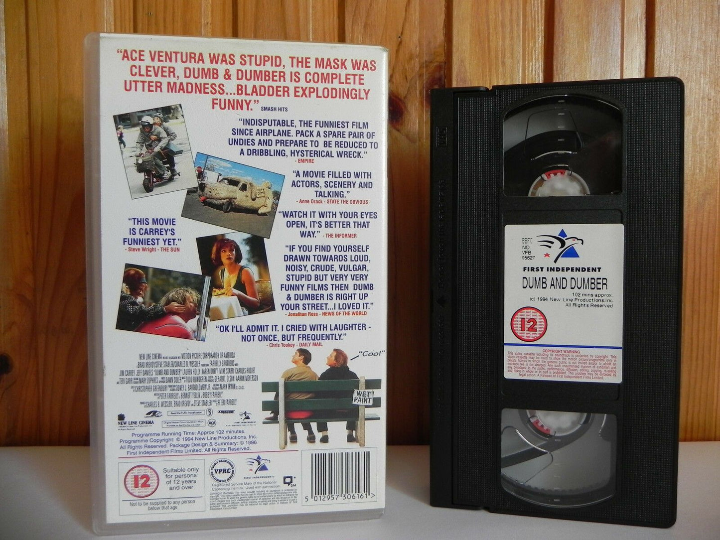 Dumb And Dumber: Ski Slope Briefcase Action - Comedy - Jim Carrey - Pal VHS-