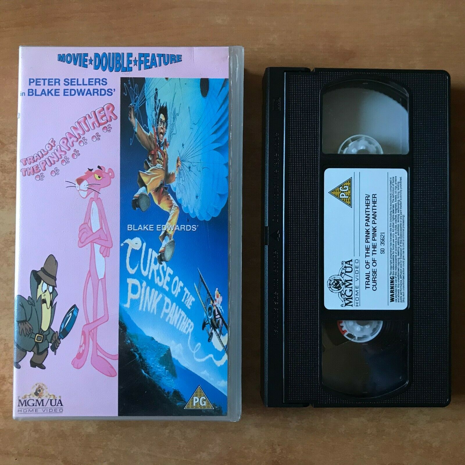 Trail Of The Pink Panther / Curse Of The Pink Panther [Double Comedy] Pal VHS-