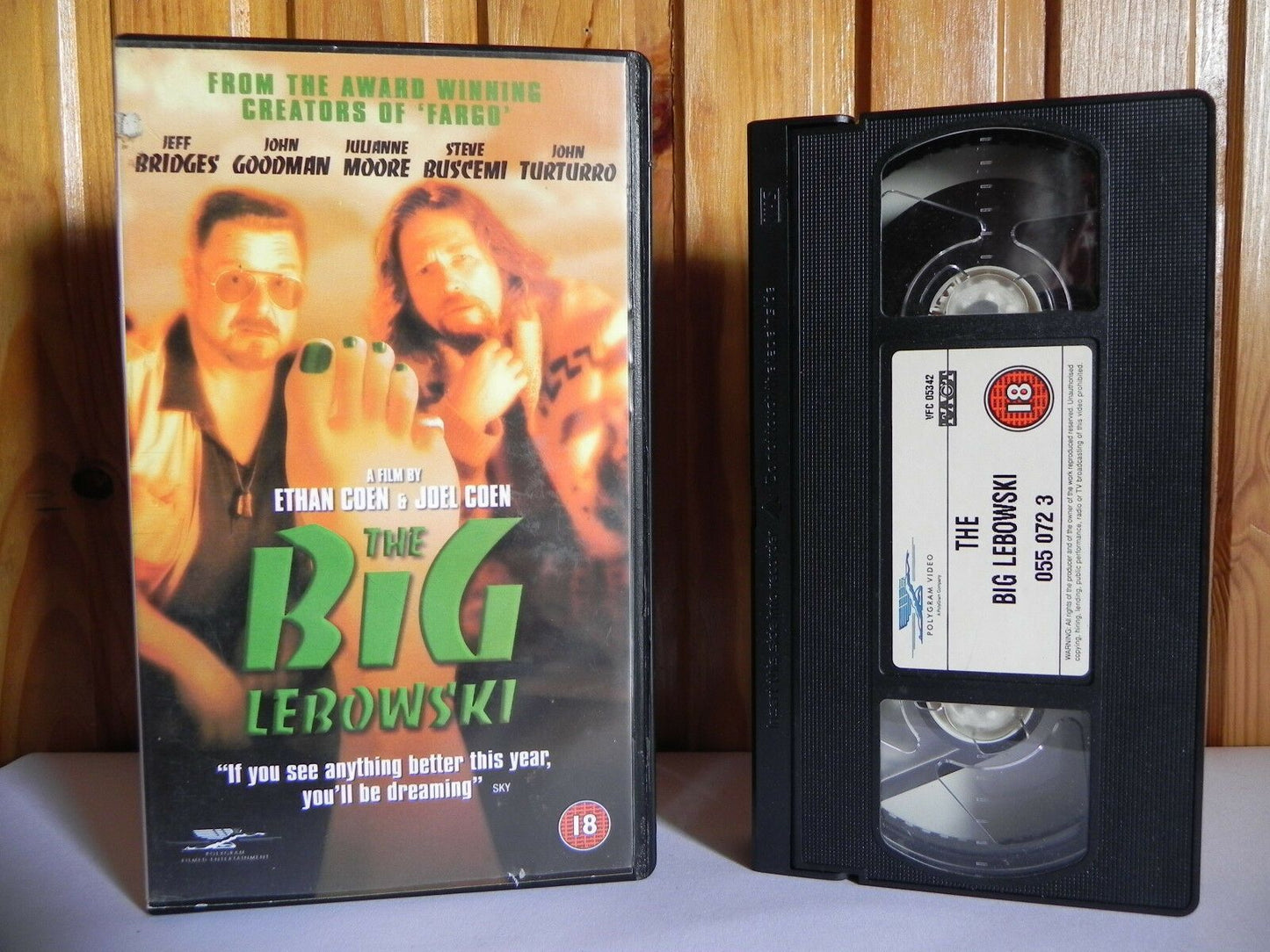 The Big Lebowski - PolyGram - Comedy - Jeff Bridges - John Goodman - Pal VHS-