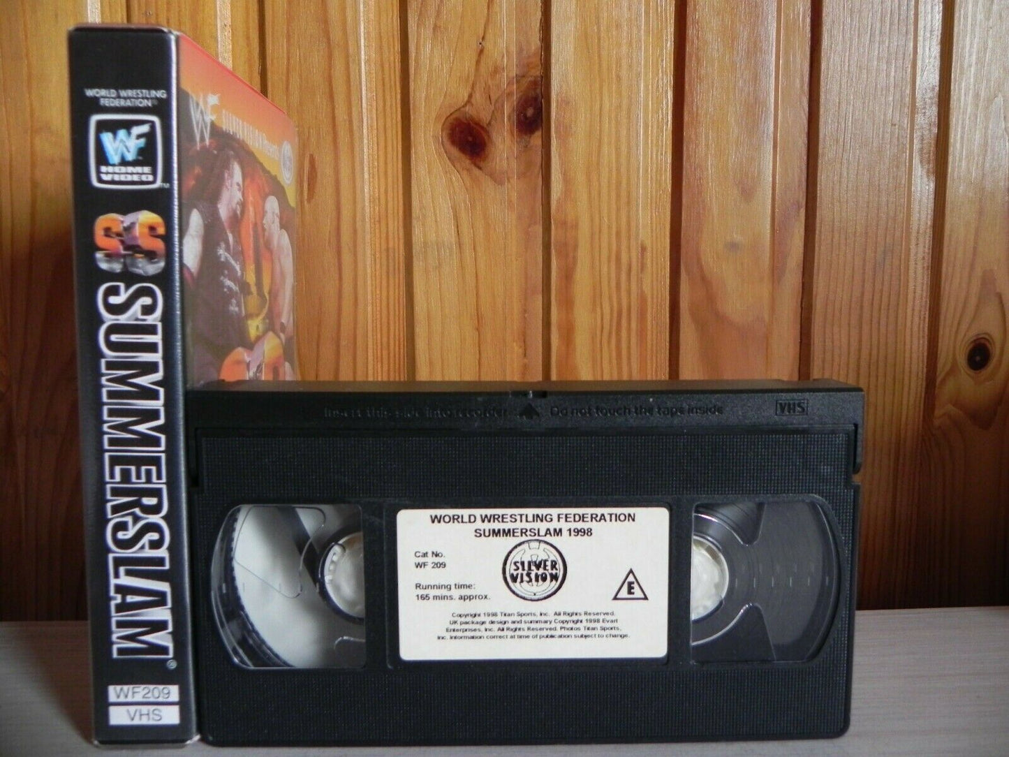 WWF - Summerslam - Highway To Hell - The Rock - Triple H - Owen Hart - VHS-