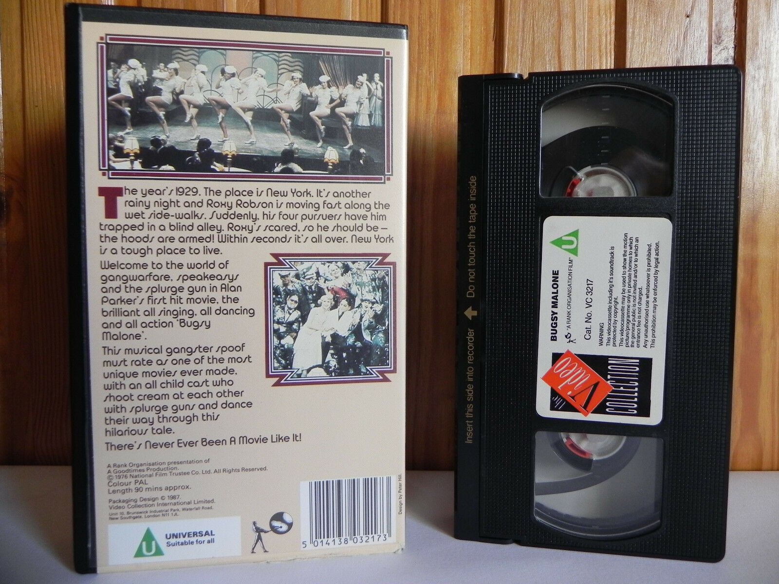 Bugsy Malone - Musical - Pre-Cert - - Jodie Foster - Scott Baio - VHS-
