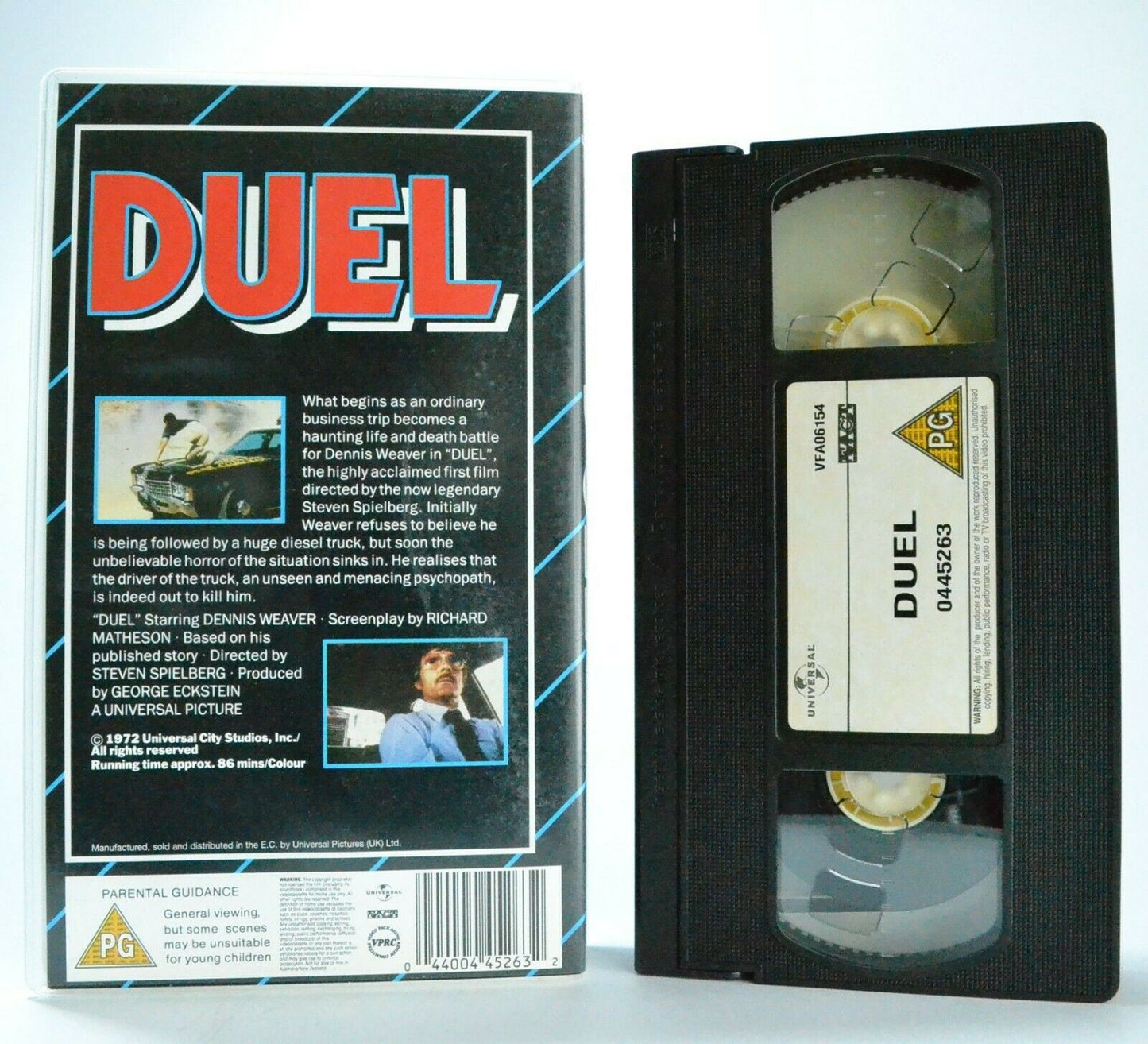 Duel: Steven Spielberg Film Debut - Universal (1972) - Road Thriller - Pal VHS-