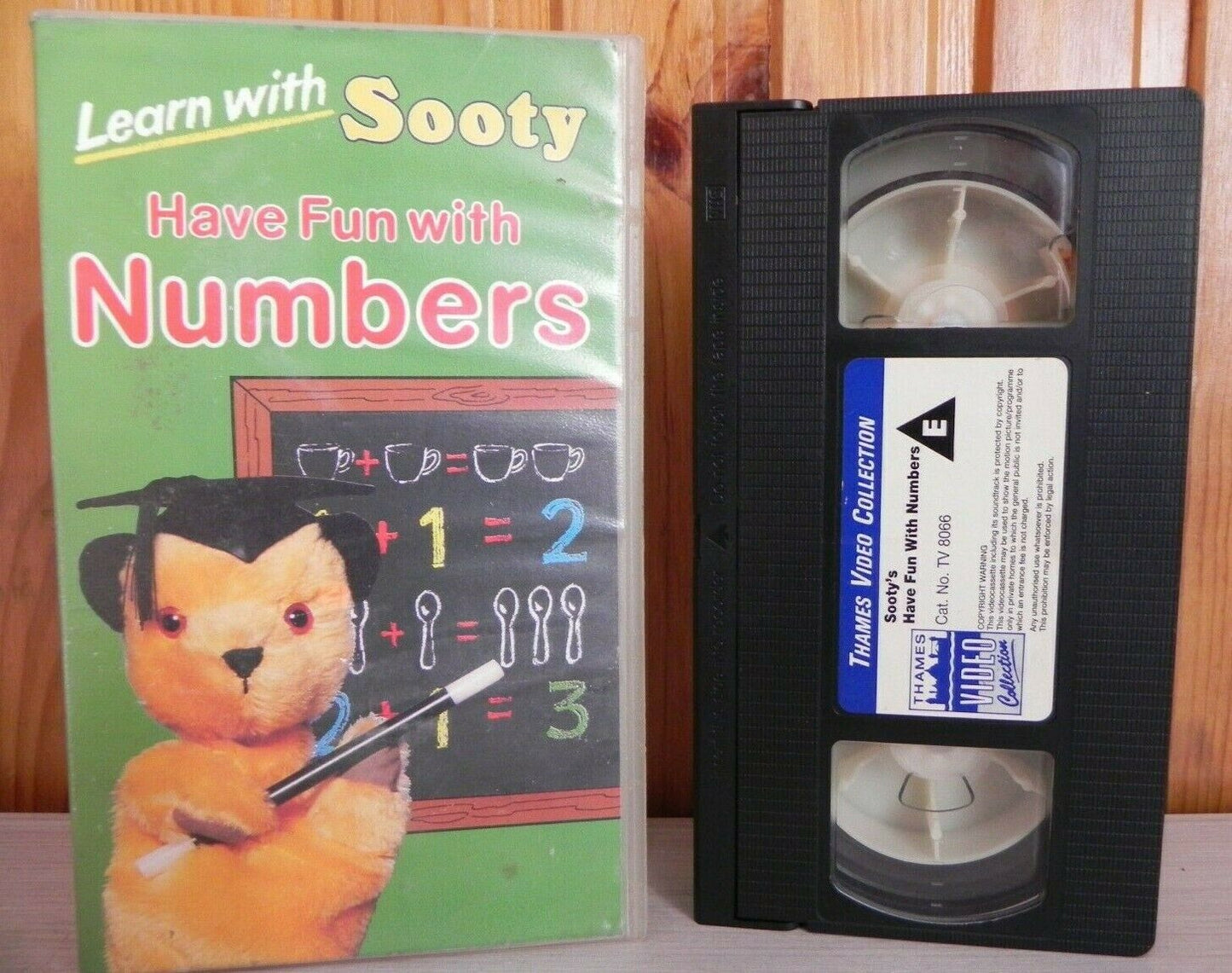 Learn With Sooty: Have Fun With Numbers - Preschool Education - Kids - Pal VHS-