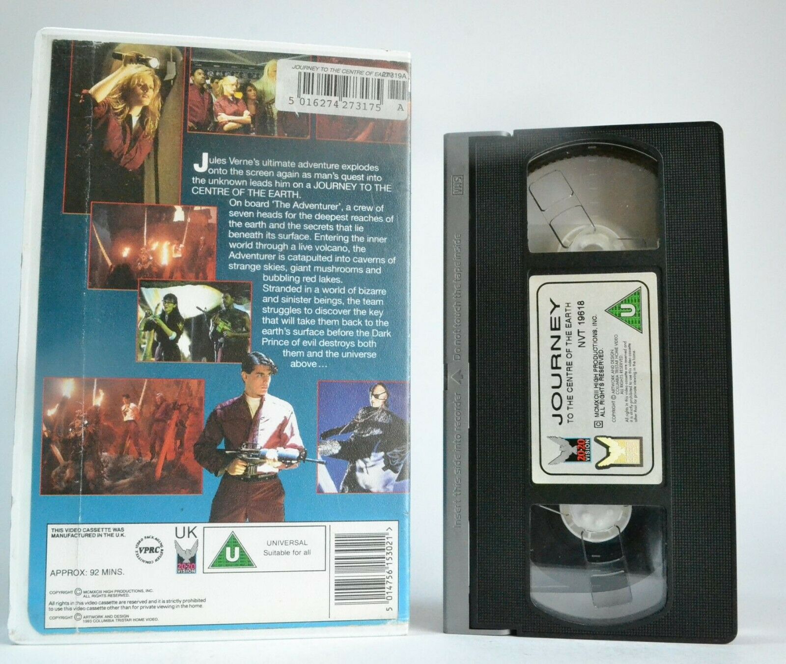 Journey To The Centre Of The Earth: NBC T.V. (1993) - D.Dundara - J.Verne - VHS-