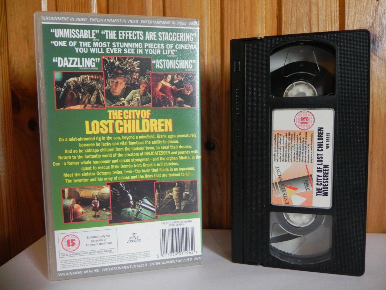 The City Of Lost Children - Entertainment In Video - Fantasy - Widescreen - VHS-