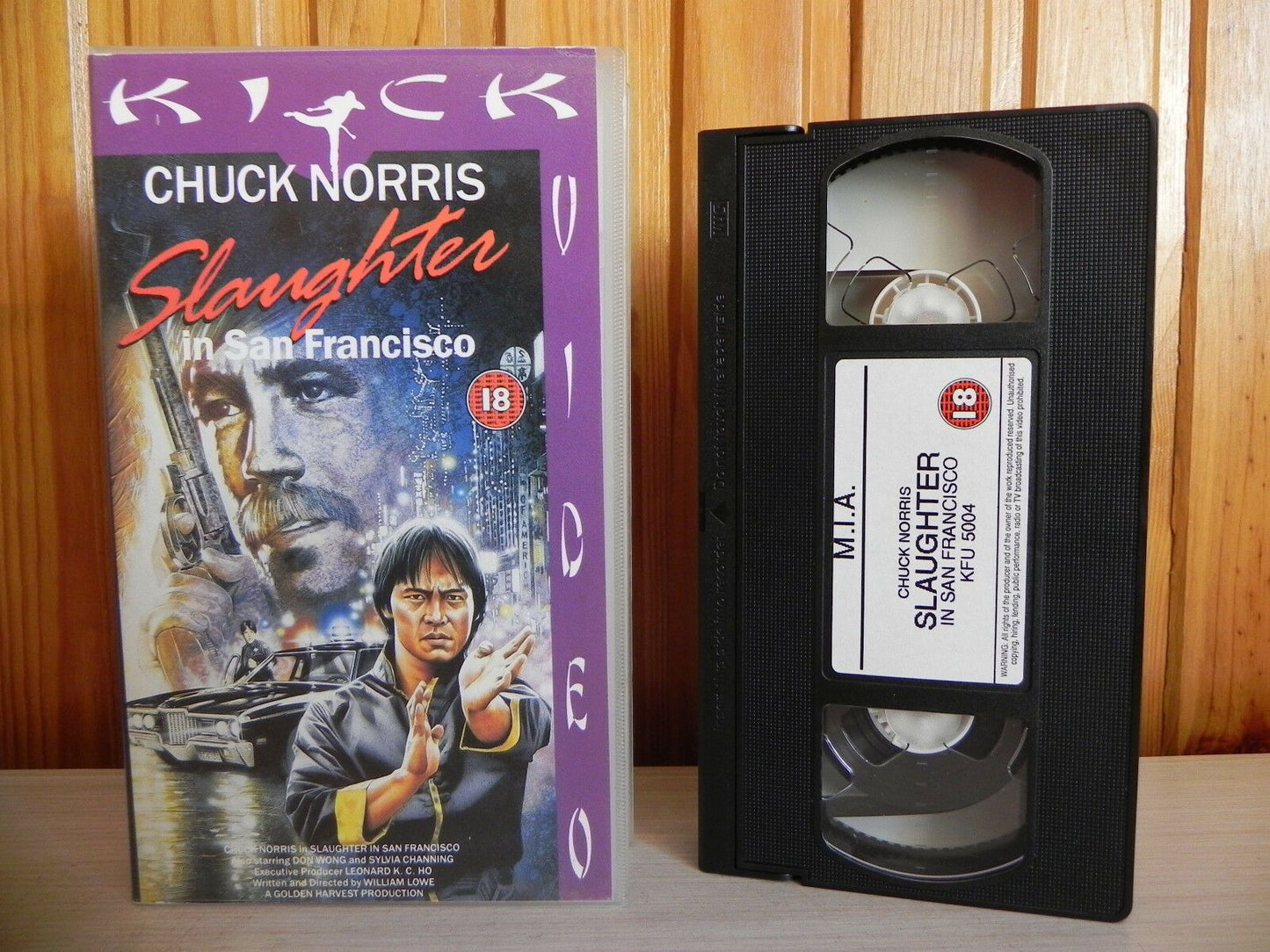 C. Norris - Slaughter in San Francisco - 7x Karate Champion VS Crime - VHS-