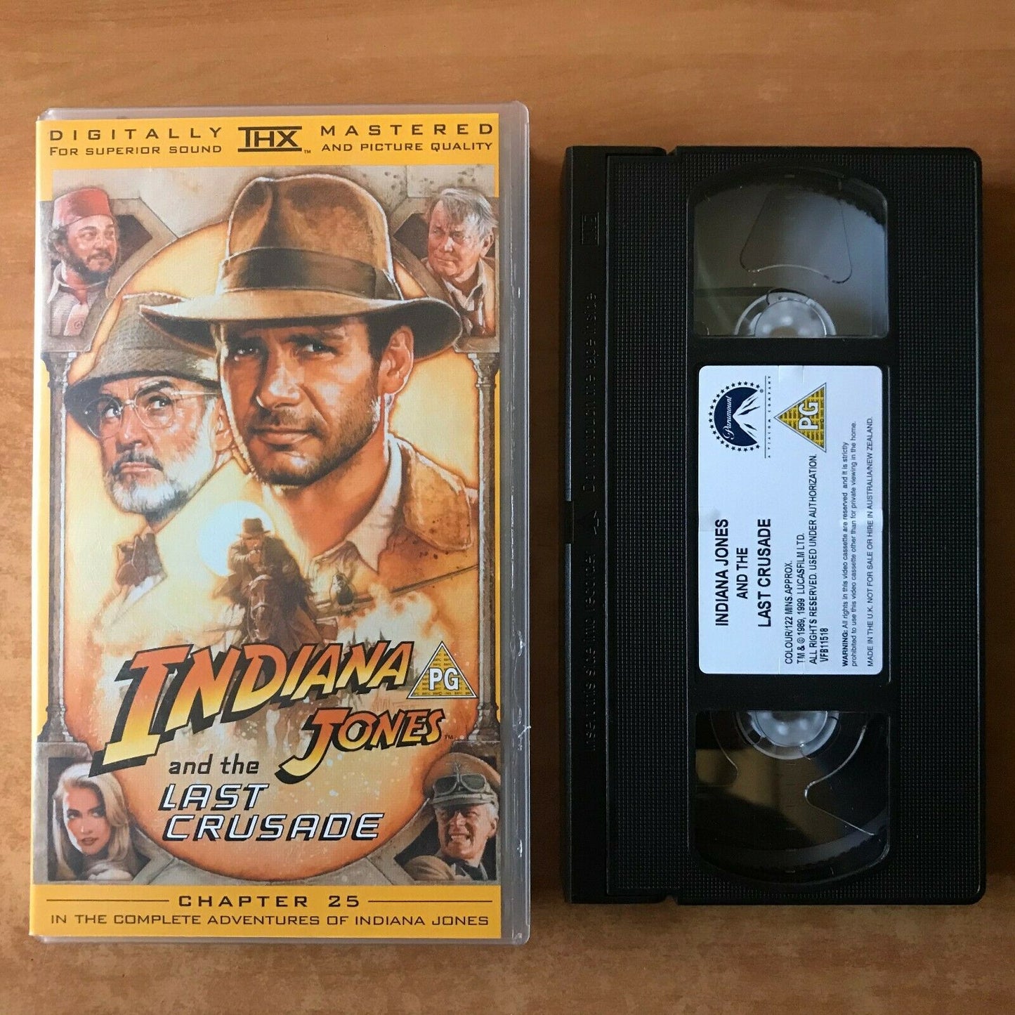 Indiana Jones [Last Crusade] THX Mastered - Harrison Ford / Sean Connery - VHS-