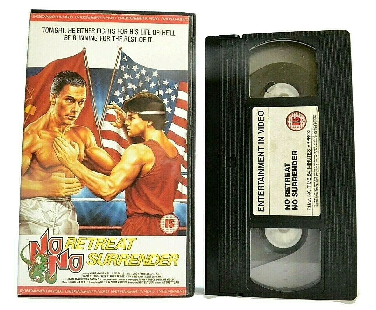 No Retreat No Surrender (1986) - Martial Arts - Jean-Claude Van Damme - OOP Pal VHS-
