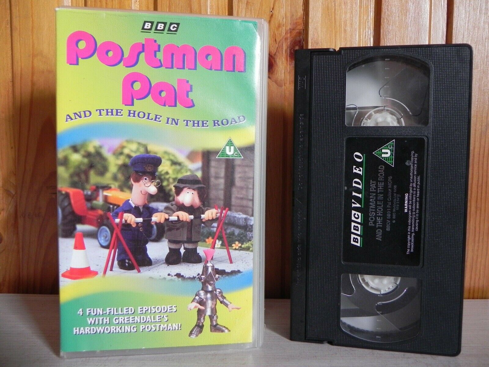 Postman Pat - The Hole In The Road - BBC - Four Episodes - Kids - Pal VHS-