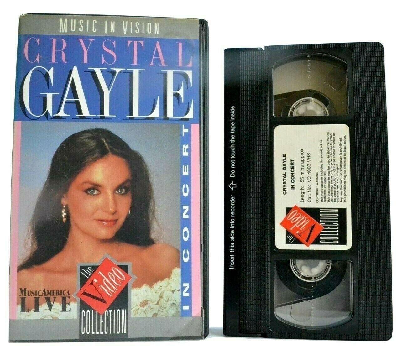 Crystal Gayle: In Concert - Live Performance - Hamilton Place/Canada - Pal VHS-