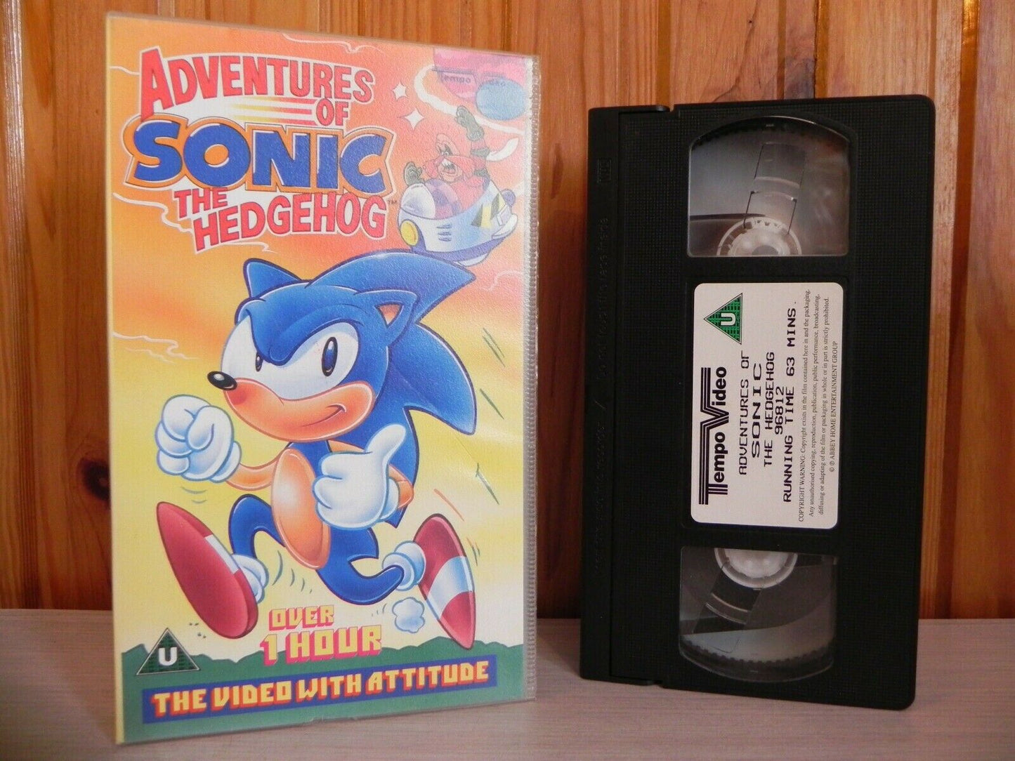 Adventures Of Sonic The Hedgehog - SEGA - Tempo Kids Video - Collectible Pal VHS-