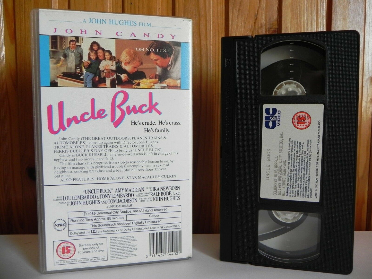 Uncle Buck - CIC Video - Comedy - John Candy - Macauley Culkin - Pal VHS-