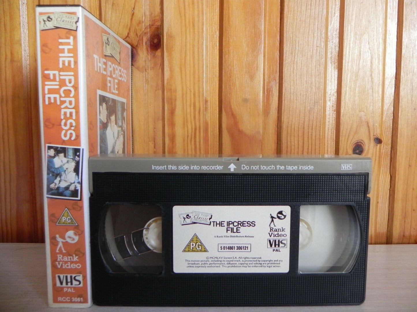 The Ipcress File - Rank Video - Thriller - Michael Caine - Nigel Green - Pal VHS-