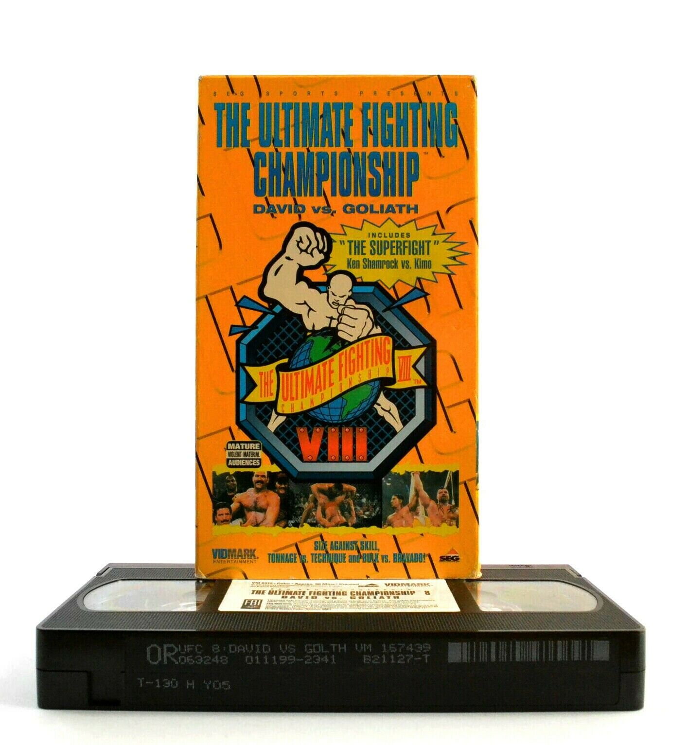 The Ultimate Fighting Championship 8: David VS. Goliath - Martial Arts - Pal VHS-