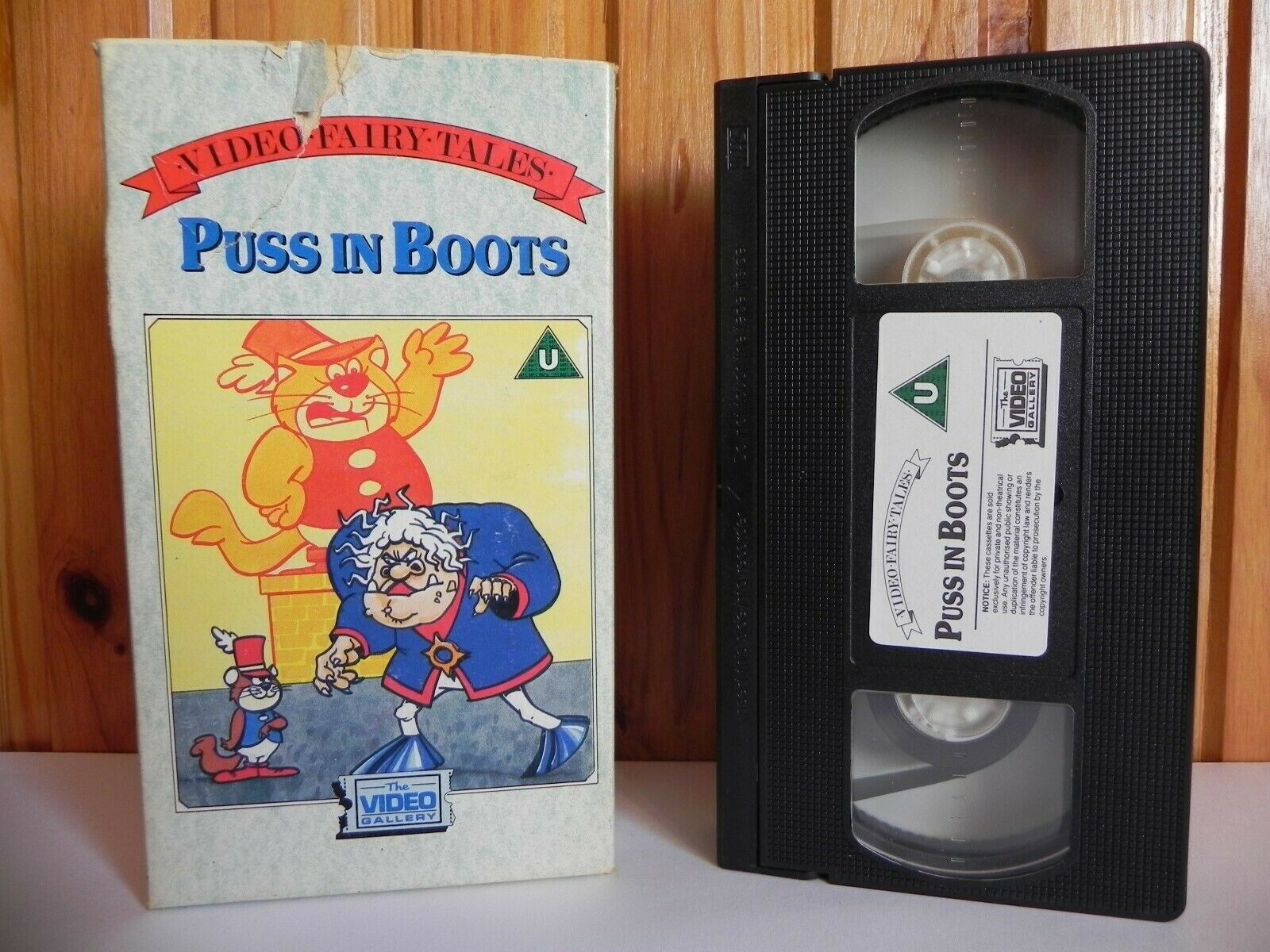 Puss In Boots - Fairytale - Animated - Adventures - Children's - Carton - VHS-