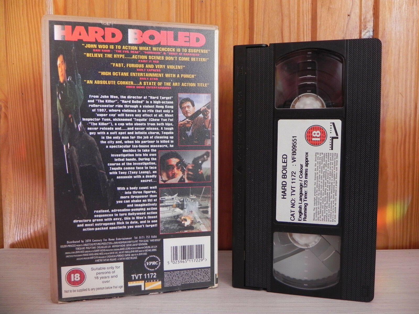 Hard Boiled (1992); [John Woo] Hong Kong Action - Thriller - Chow Yun Fat - Pal VHS-