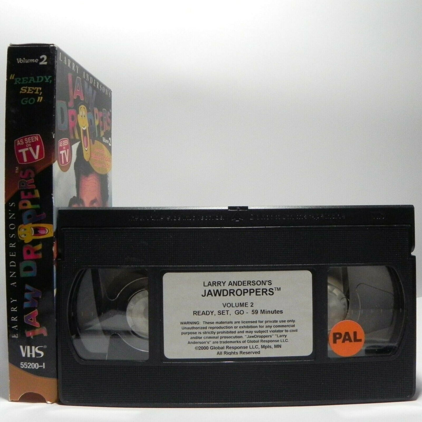 Jaw Droppers Vol.2: Ready, Set, Go - Larry Anderson - Magic Tricks - Pal VHS-