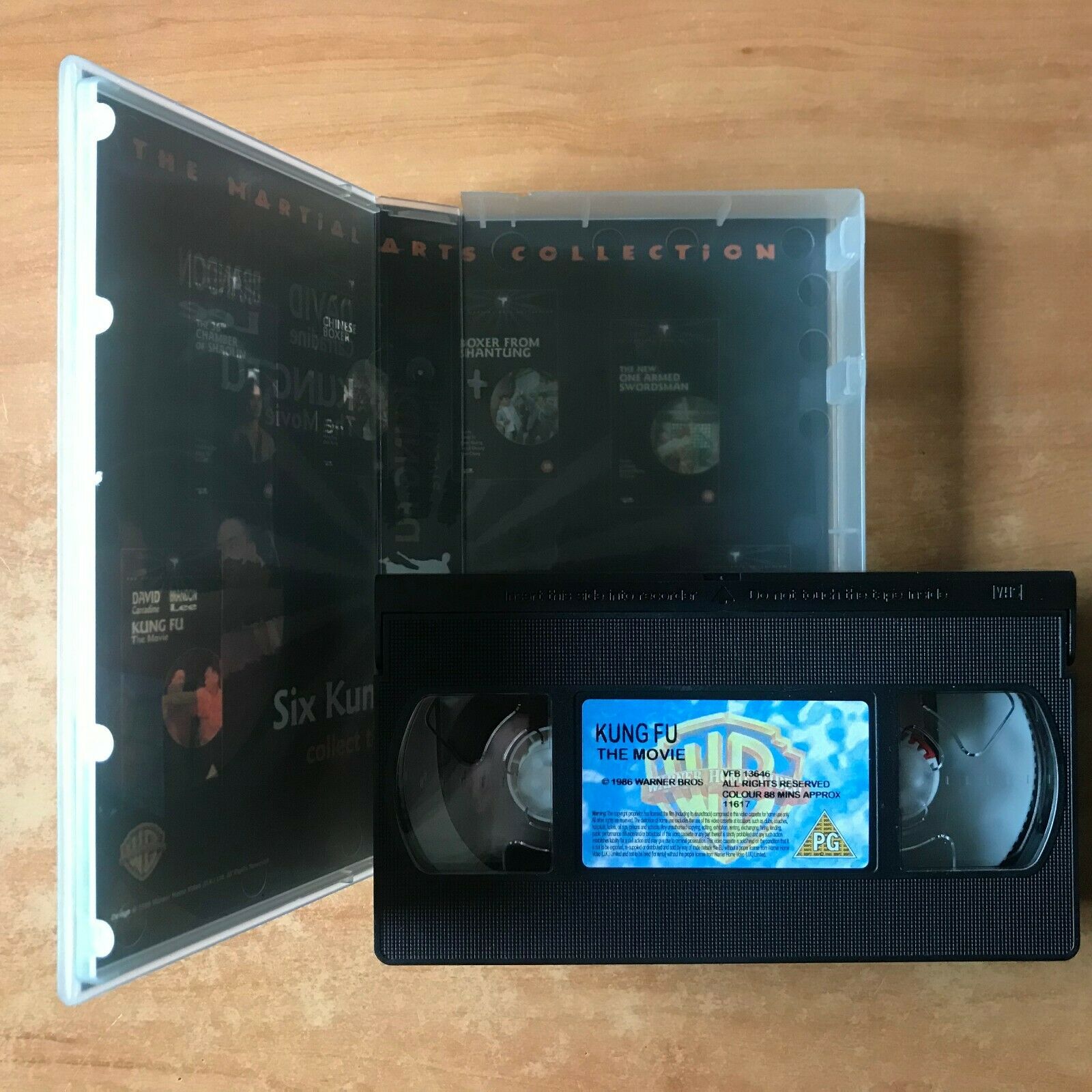 Kung Fu: The Movie; (1986) Made For T.V. - Martial Arst - Brandon Lee - Pal VHS-