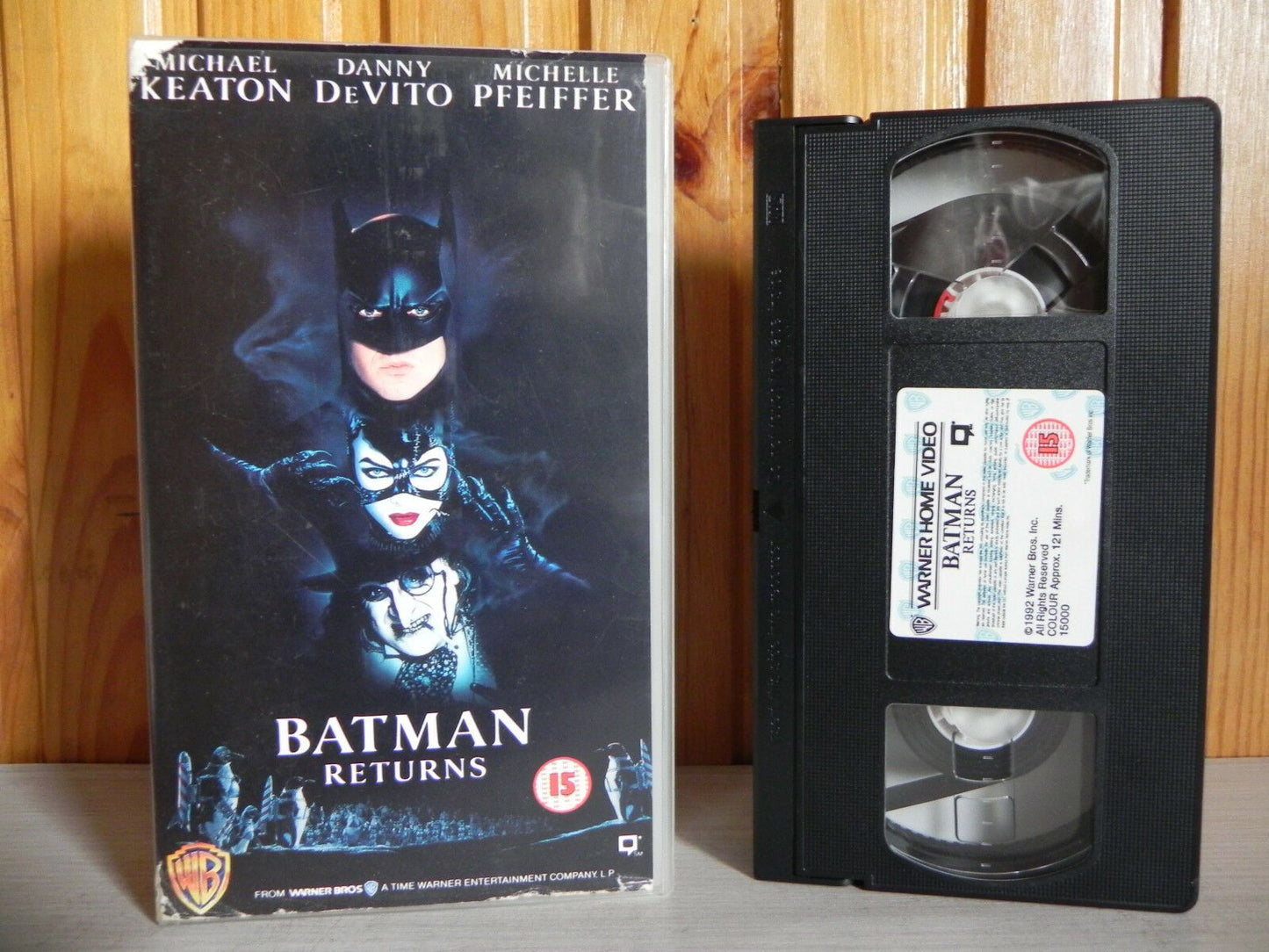 Batman Returns (1992); [Tim Burton] Superhero Action - Michael Keaton - Pal VHS-