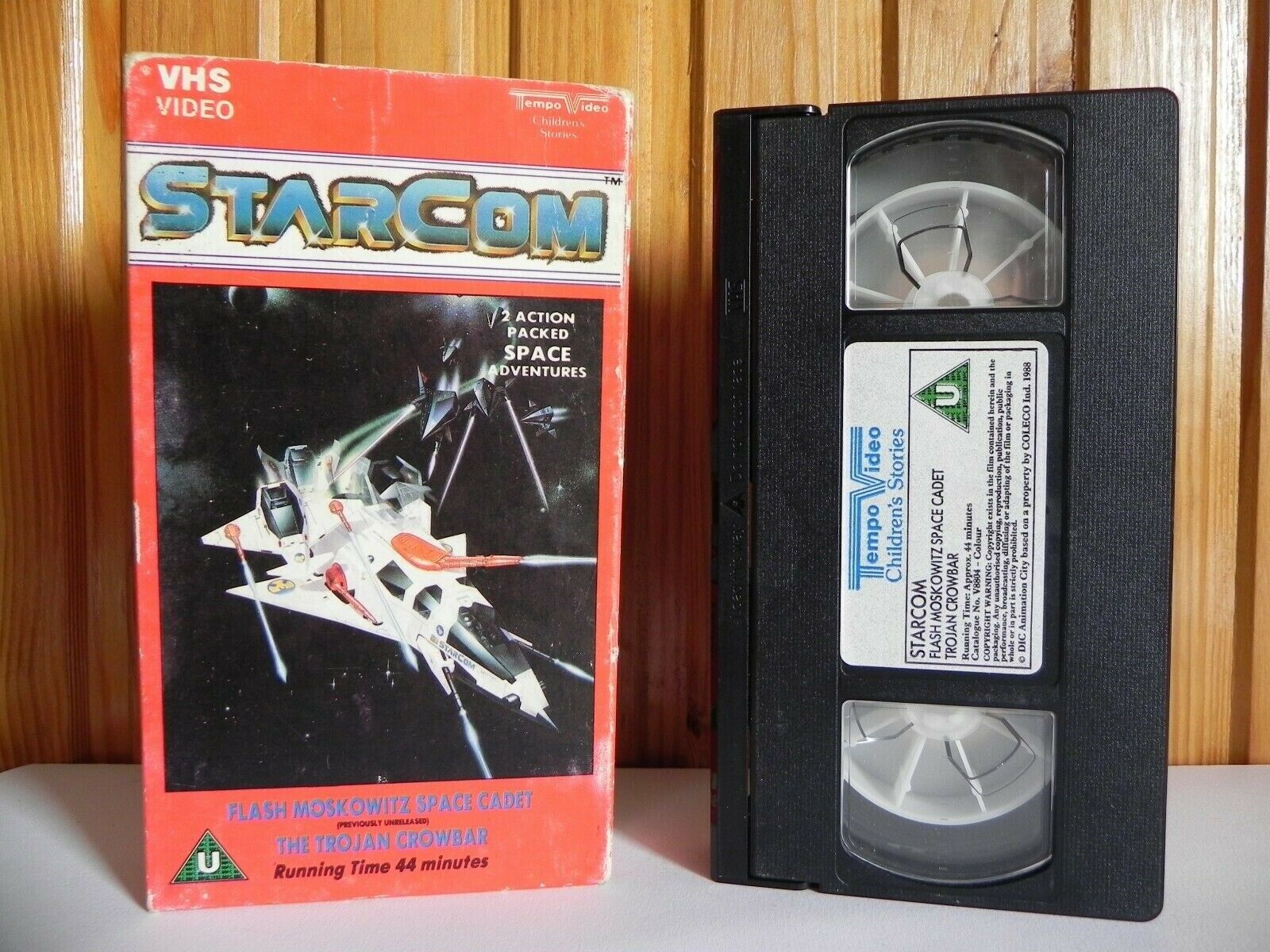StarCom - Flash Moskowitz Space Cadet - 2 Action Packed Space Adventure - VHS-
