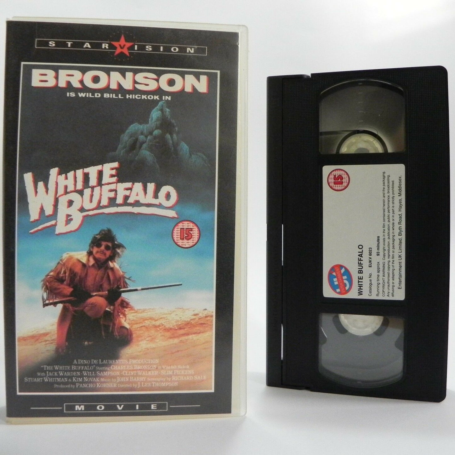 White Buffalo: Western Classic (1977) - Charles Bronson/Kim Novak - Pal VHS-