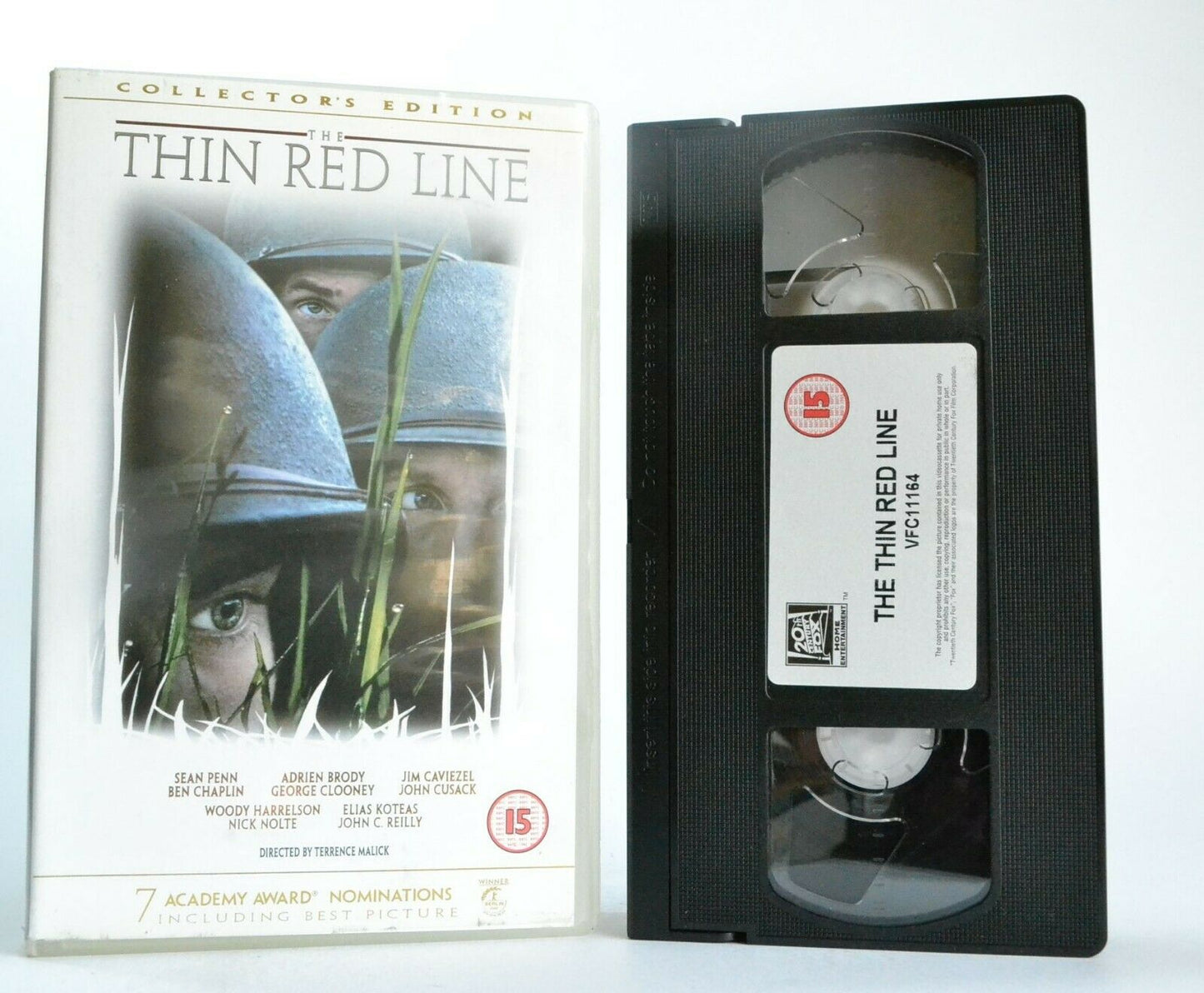The Thin Red Line (1998): Collector's Edition - Epic War Drama - Sean Penn - VHS-