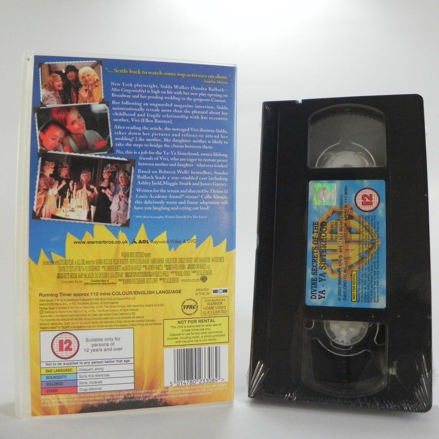 Divine Secrets Of The Ya-Ya Sisterhood - Drama (2002) - Brand New Sealed - VHS-