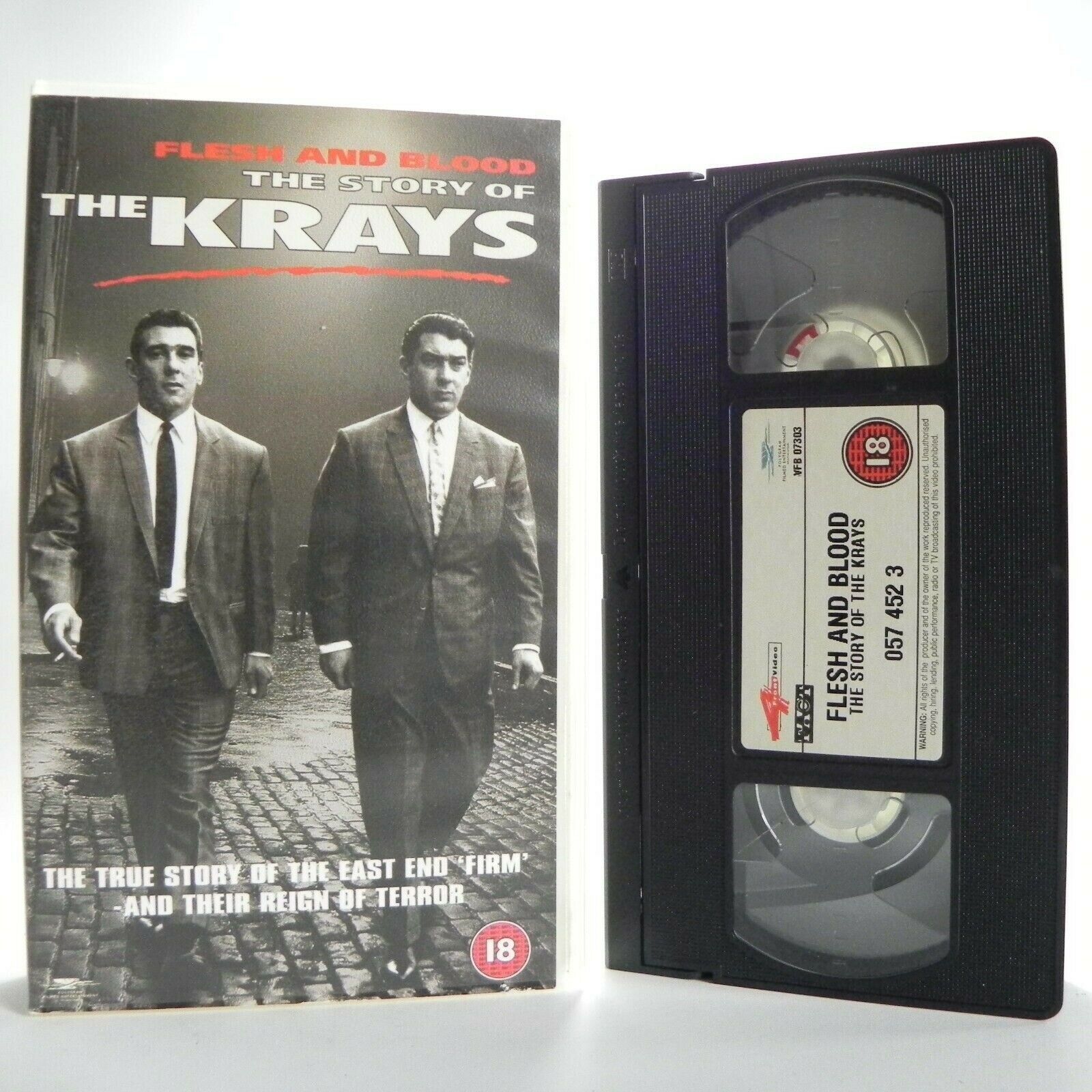Flesh And Blood: The Story Of The Krays - Documentary - A True Story - Pal VHS-