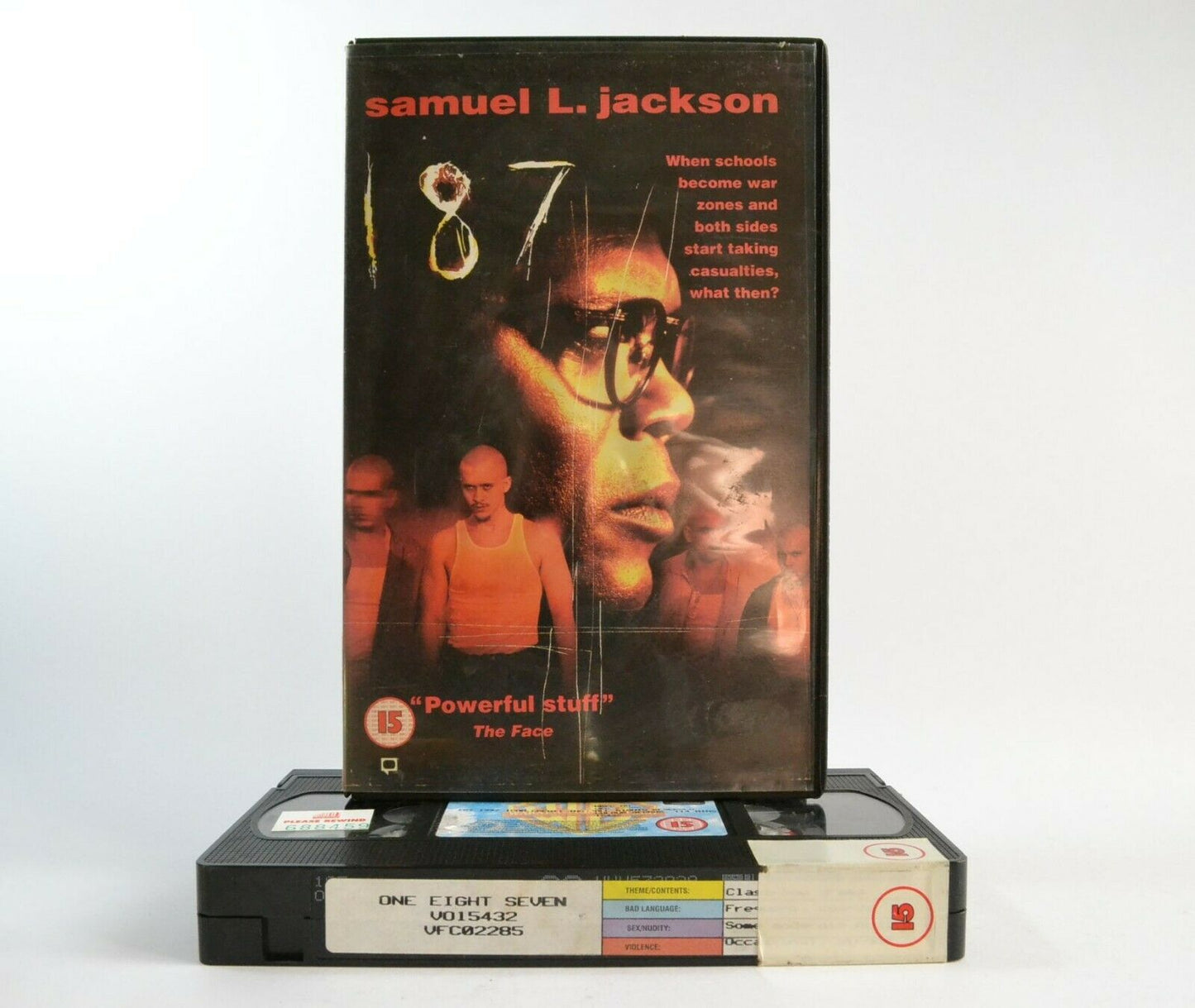 187: Drama/Thriller (1997) - Large Box - Ex-Rental - Samuel L.Jackson - Pal VHS-