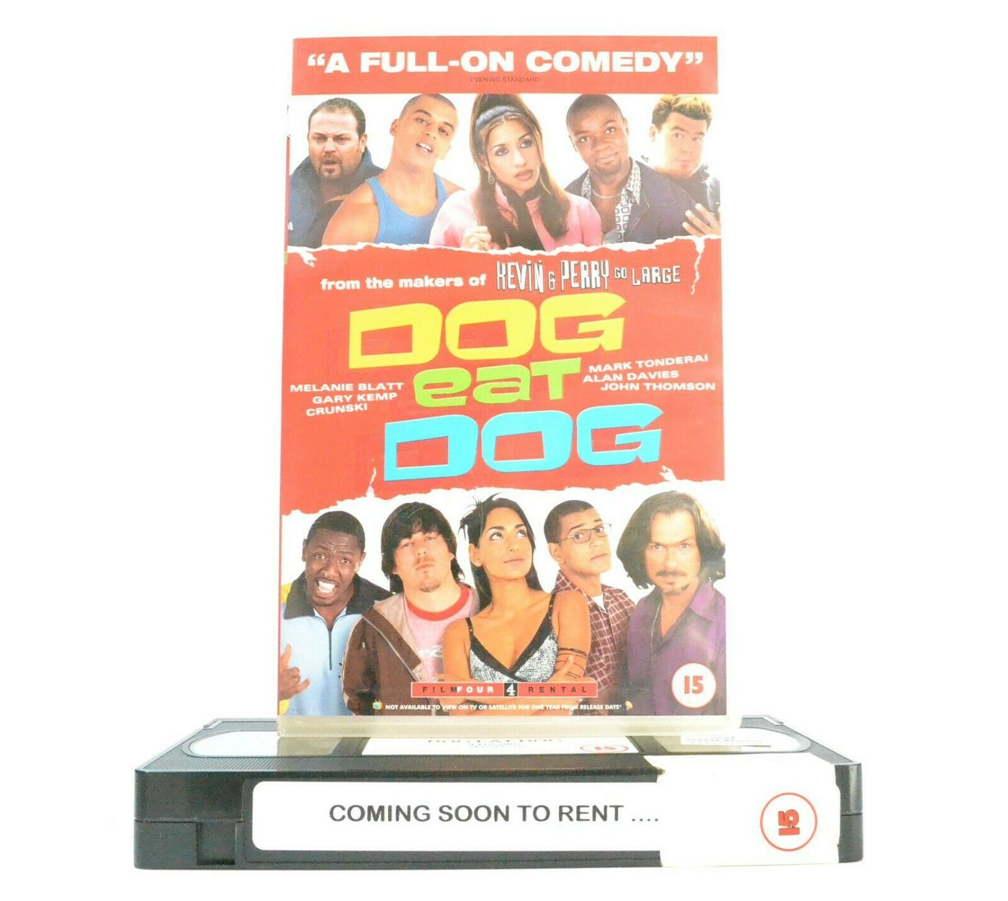 Dog Eat Dog (2001): British Comedy - Large Box - Ex-Rental - Alan Davies - VHS-