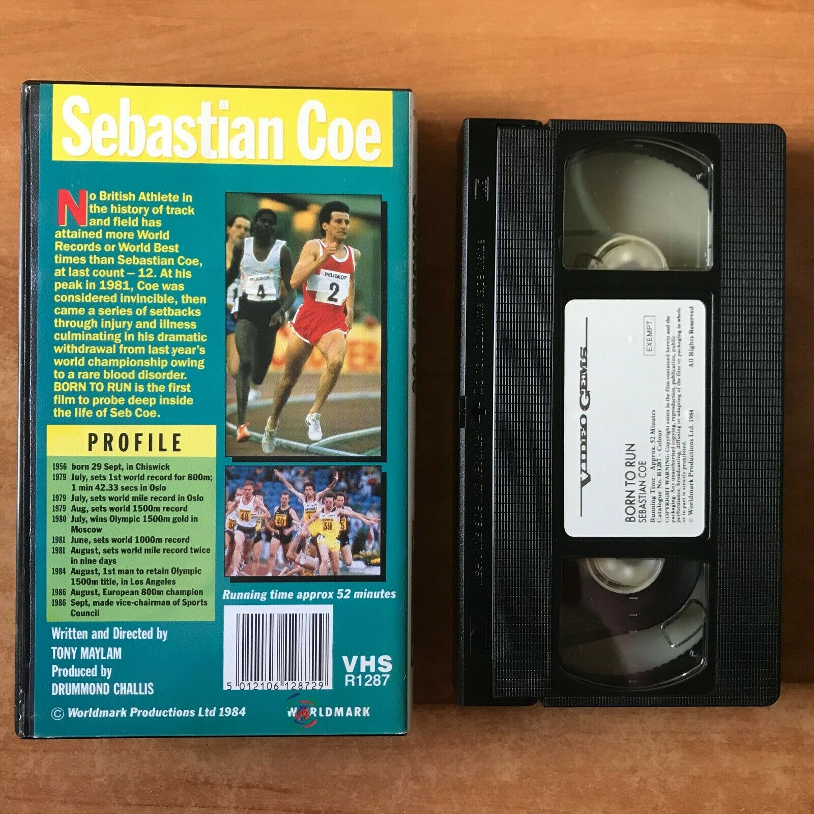 Sebastian Coe: Born To Run [Sporting Gems] British Athlete - Documentary - VHS-