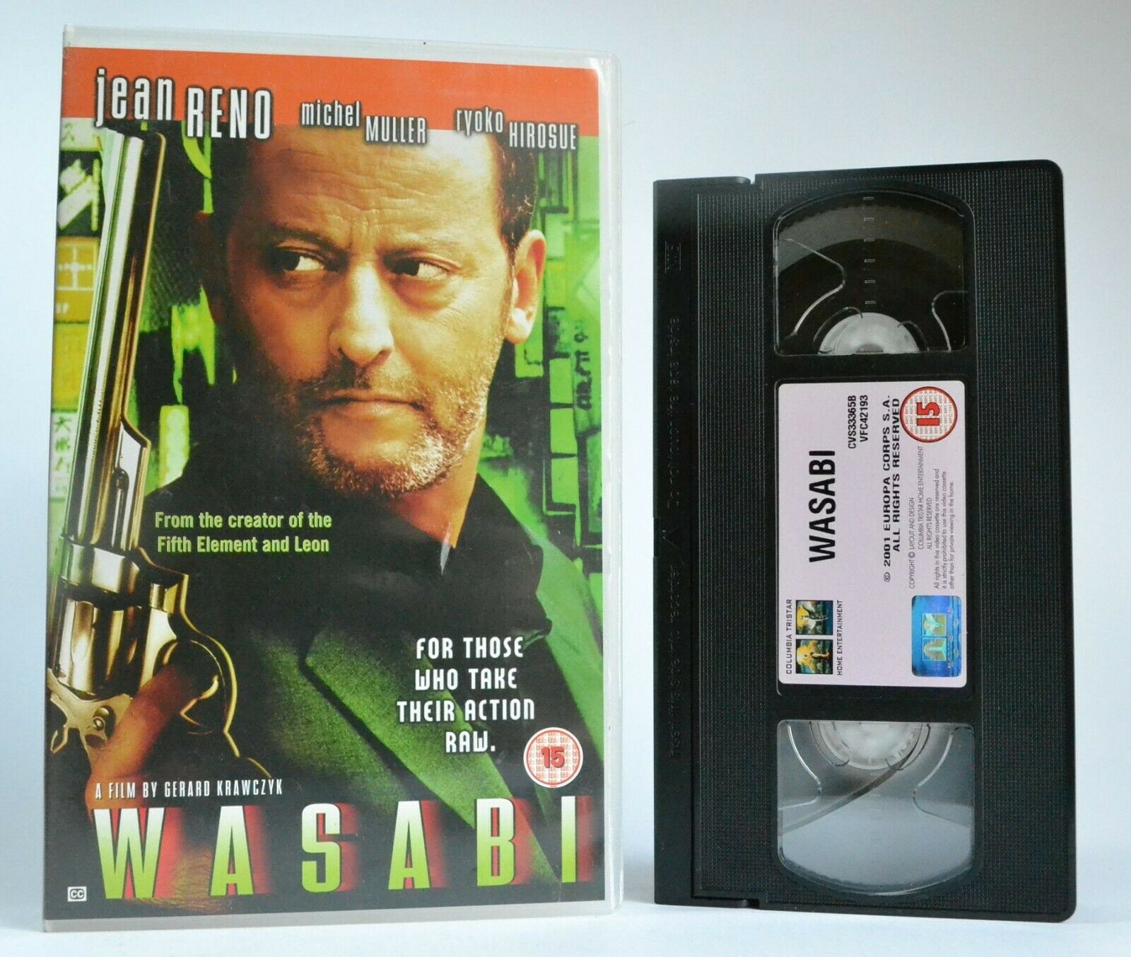 Wasabi (2001): French Action Comedy - Large Box - Jean Reno/Michel Muller - VHS-